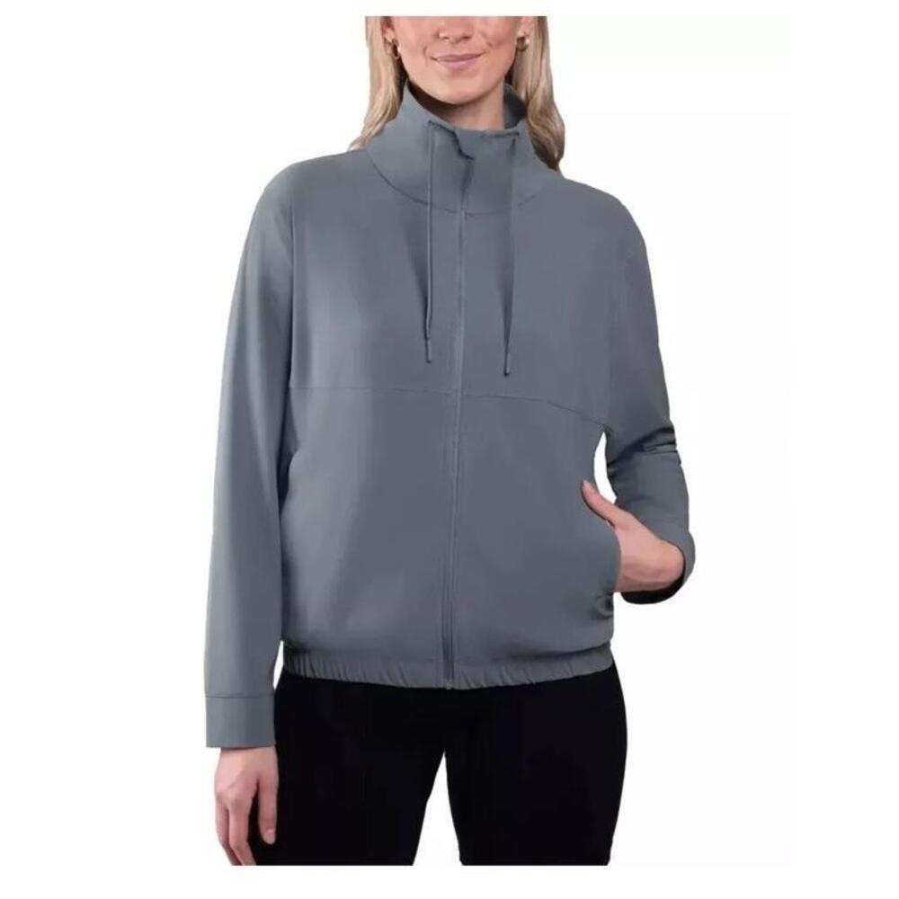 Kirkland Signature Ladies Active Full Zip Jacket, Blue, Size XXL O9